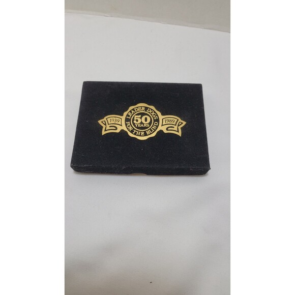 Vintage Leader Dogs for the Blind 50 Years Playing Cards 2 Decks W Box 1 Pk Open - Picture 1 of 7